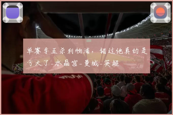 单赛季五杀利物浦，错过他真的是亏大了_水晶宫_曼城_英超